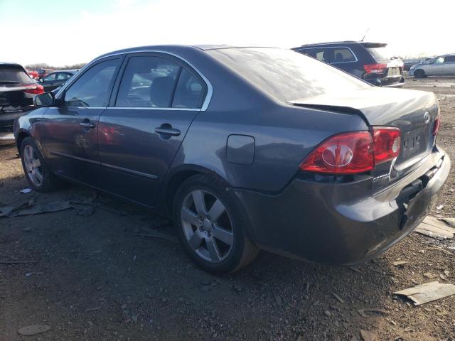 KNAGE123485169009 - 2008 KIA OPTIMA LX GRAY photo 2