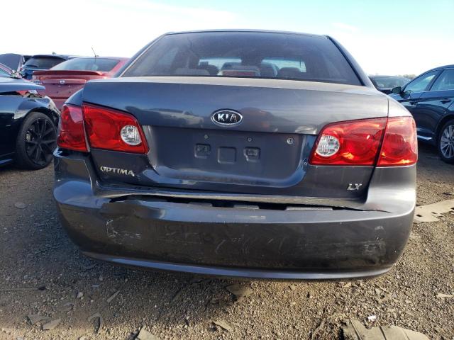 KNAGE123485169009 - 2008 KIA OPTIMA LX GRAY photo 6