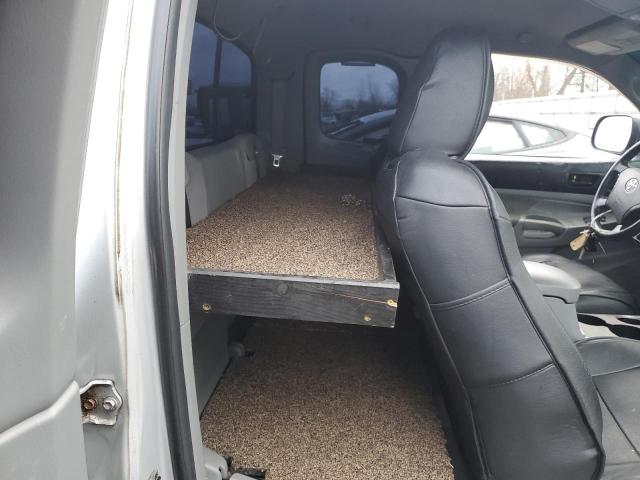 5TEUU4EN1AZ723018 - 2010 TOYOTA TACOMA ACCESS CAB ვერცხლისფერი ფოტო 10
