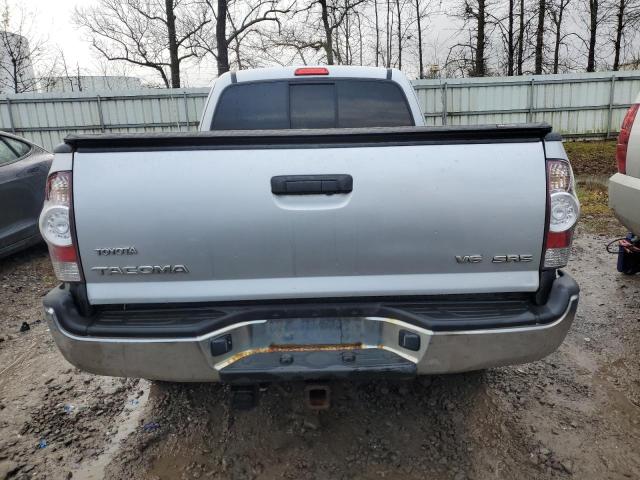 5TEUU4EN1AZ723018 - 2010 TOYOTA TACOMA ACCESS CAB ვერცხლისფერი ფოტო 6