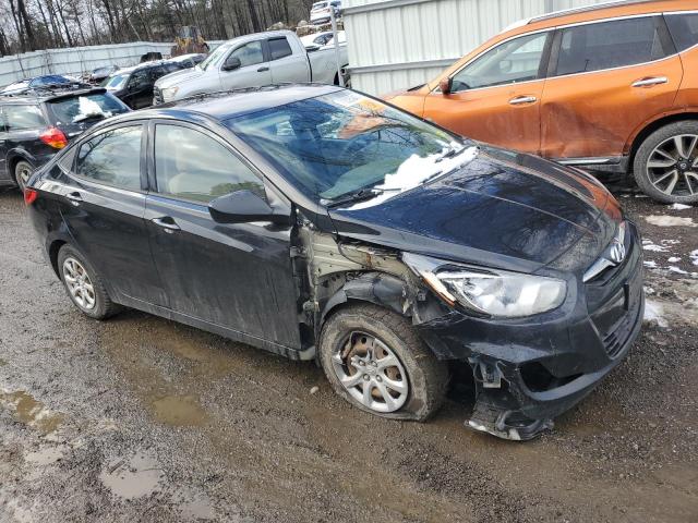 KMHCT4AE5EU708570 - 2014 HYUNDAI ACCENT GLS BLACK photo 4