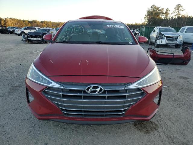 KMHD74LF4LU901319 - 2020 HYUNDAI ELANTRA SE RED photo 5