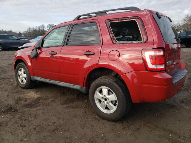 1FMCU03G89KC97378 - 2009 FORD ESCAPE XLT RED photo 2