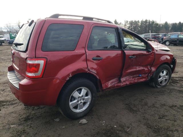 1FMCU03G89KC97378 - 2009 FORD ESCAPE XLT RED photo 3