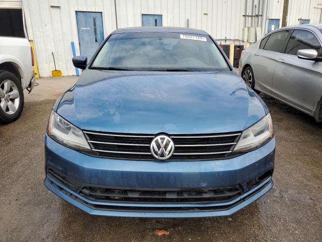 3VW2B7AJ2HM281758 - 2017 VOLKSWAGEN JETTA S BLUE photo 5