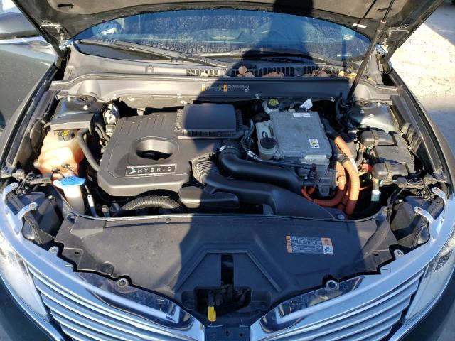 3LN6L2LUXFR616286 - 2015 LINCOLN MKZ HYBRID CHARCOAL photo 11