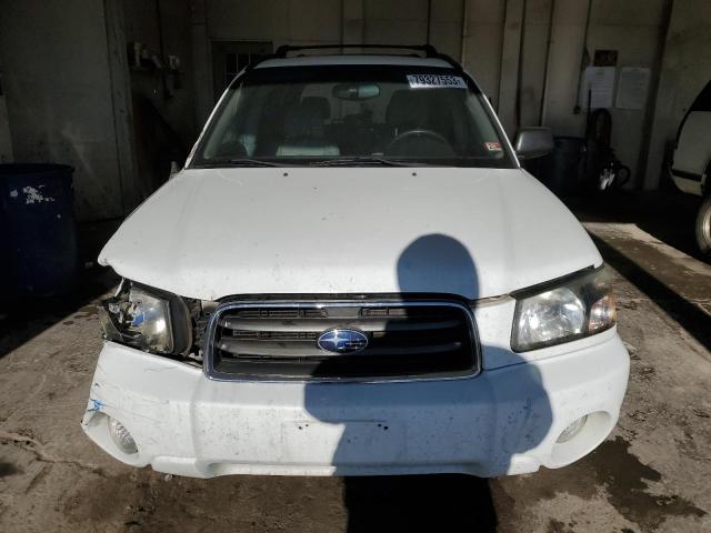 JF1SG65613H754847 - 2003 SUBARU FORESTER 2.5XS WHITE photo 5