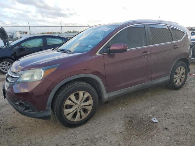 5J6RM3H71EL030459 - 2014 HONDA CR-V EXL BURGUNDY photo 1