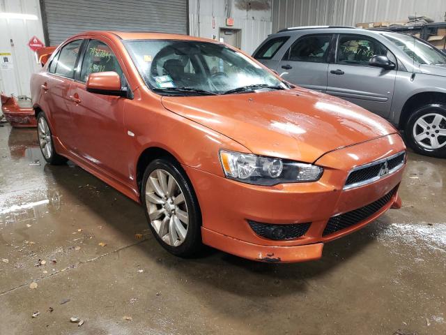 JA3AU86W69U017764 - 2009 MITSUBISHI LANCER GTS ORANGE photo 4