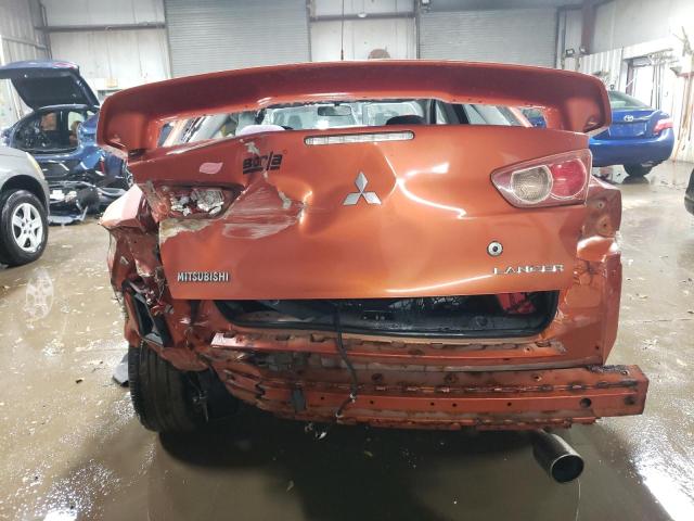 JA3AU86W69U017764 - 2009 MITSUBISHI LANCER GTS ORANGE photo 6