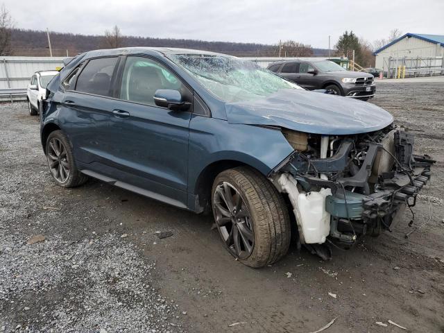 2FMPK4AP5GBB71066 - 2016 FORD EDGE SPORT TEAL photo 4