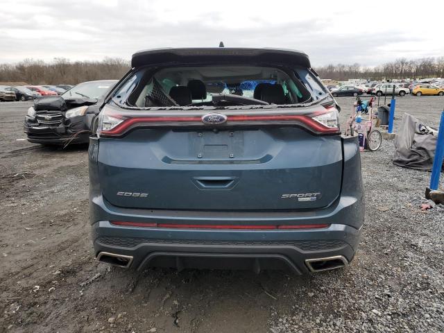 2FMPK4AP5GBB71066 - 2016 FORD EDGE SPORT TEAL photo 6