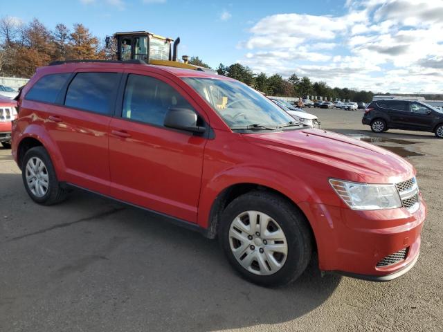 3C4PDCAB2JT521021 - 2018 DODGE JOURNEY SE RED photo 4