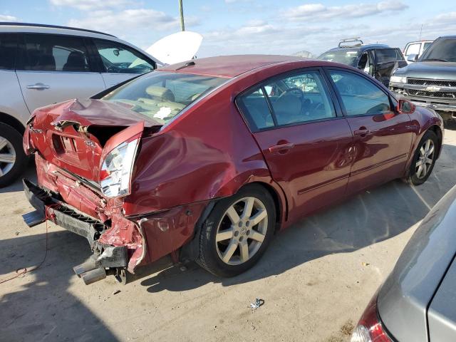 1N4BA41E44C866771 - 2004 NISSAN MAXIMA SE RED photo 3