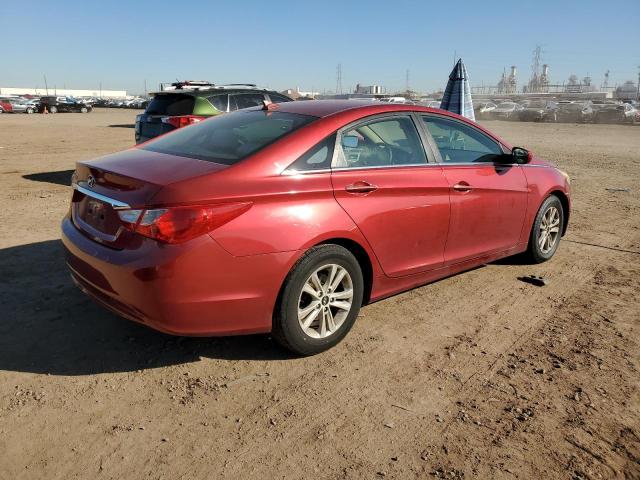 5NPEB4AC5DH611084 - 2013 HYUNDAI SONATA GLS RED photo 3