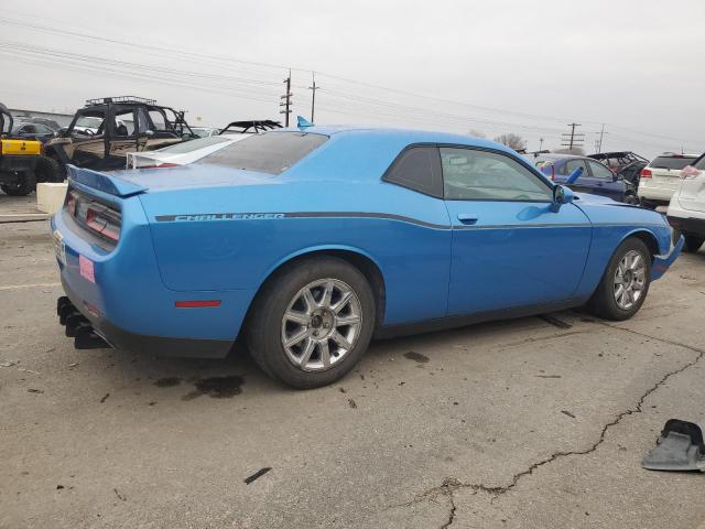 2C3CDZBG3FH805239 - 2015 DODGE CHALLENGER SXT PLUS BLUE photo 3