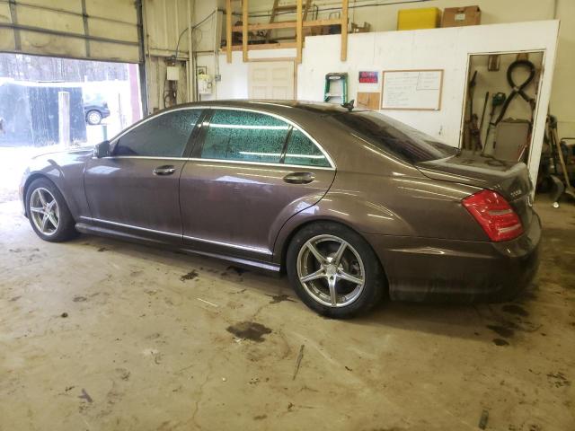 WDDNG9EB9DA497099 - 2013 MERCEDES-BENZ S 550 4MATIC BROWN photo 2