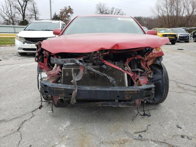 4T1BE46K58U225878 - 2008 TOYOTA CAMRY CE RED photo 5