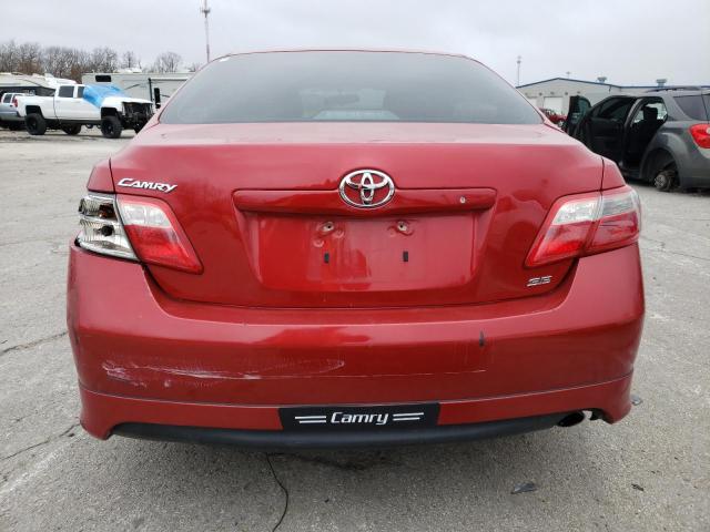 4T1BE46K58U225878 - 2008 TOYOTA CAMRY CE RED photo 6