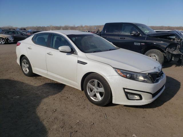 KNAGM4A78F5574845 - 2015 KIA OPTIMA LX WHITE photo 4