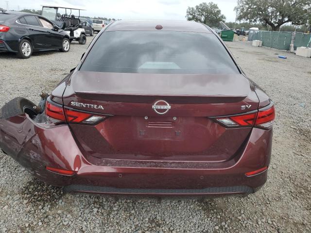 3N1AB8CV2RY239768 - 2024 NISSAN SENTRA SV MAROON photo 6