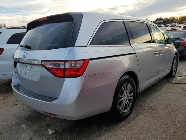 5FNRL5H44BB012420 - 2011 HONDA ODYSSEY EX SILVER photo 3