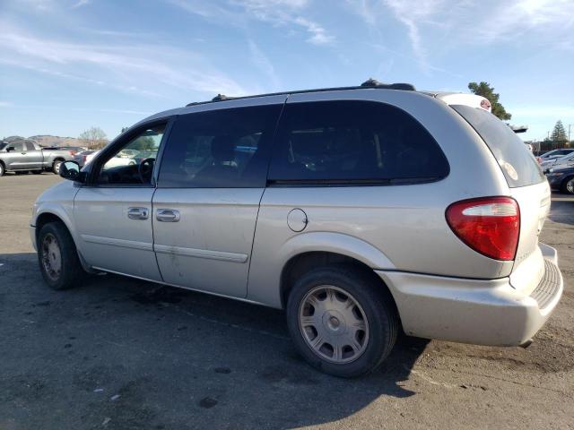 2D4GP44L75R266766 - 2005 DODGE CARAVAN SXT SILVER photo 2