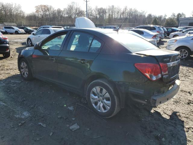 1G1PA5SG7E7347934 - 2014 CHEVROLET CRUZE LS GREEN photo 2