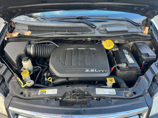 2C4RC1BG0ER160486 - 2014 CHRYSLER TOWN & COU TOURING შავი ფოტო 7