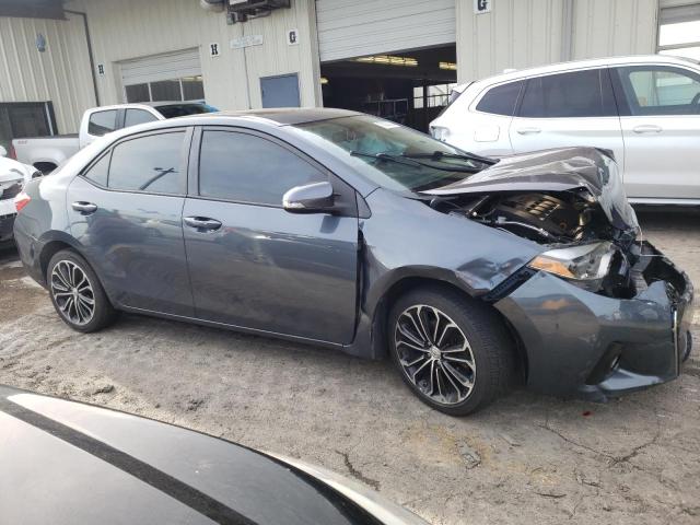 2T1BURHEXEC173488 - 2014 TOYOTA COROLLA L GRAY photo 4