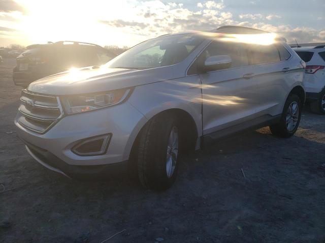 2FMTK3J97FBC15982 - 2015 FORD EDGE SEL SILVER photo 1