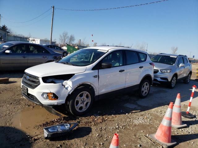 1FMCU0F79KUC47708 - 2019 FORD ESCAPE S WHITE photo 1