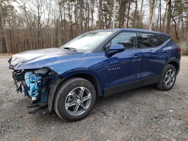 3GNKBHR4XPS148383 - 2023 CHEVROLET BLAZER 2LT BLUE photo 1