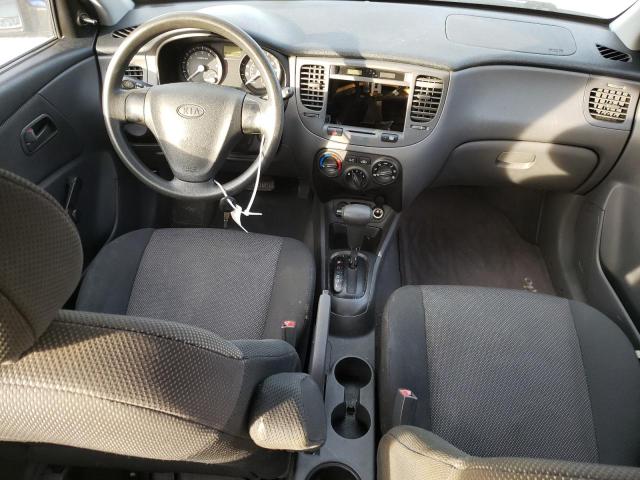 KNADE123566135400 - 2006 KIA RIO BLUE photo 8