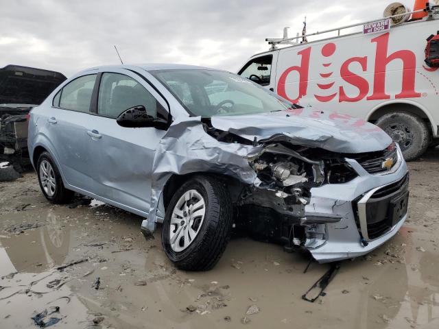 1G1JB5SH6H4166504 - 2017 CHEVROLET SONIC LS 蓝色 照片 4