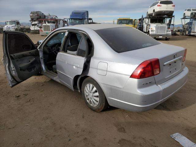 1HGES25852L040443 - 2002 HONDA CIVIC EX SILVER photo 3