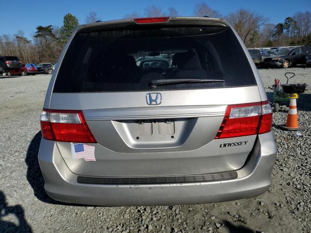 5FNRL38435B421498 - 2005 HONDA ODYSSEY EX SILVER photo 6