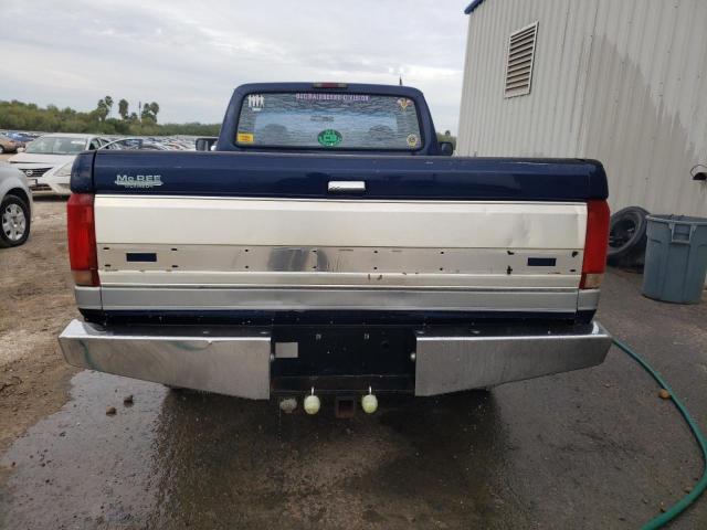 1FTHX25K5RKA08665 - 1994 FORD F250 BLUE photo 6