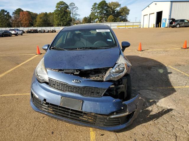 KNADM4A34G6553454 - 2016 KIA RIO LX BLUE photo 5