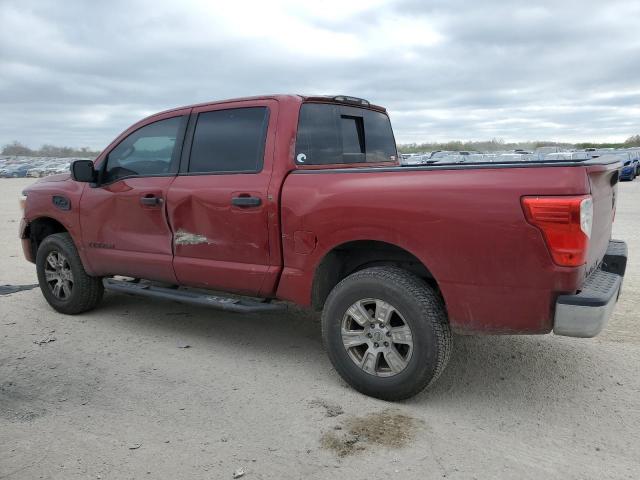 1N6AA1EJ2HN516686 - 2017 NISSAN TITAN S BURGUNDY photo 2