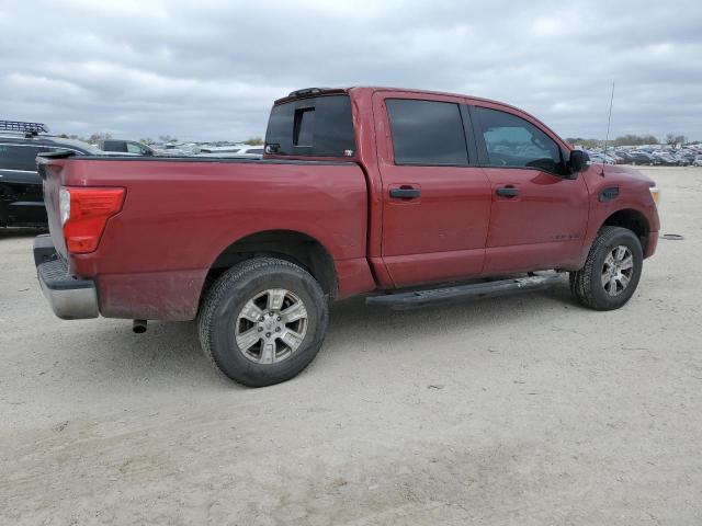 1N6AA1EJ2HN516686 - 2017 NISSAN TITAN S BURGUNDY photo 3