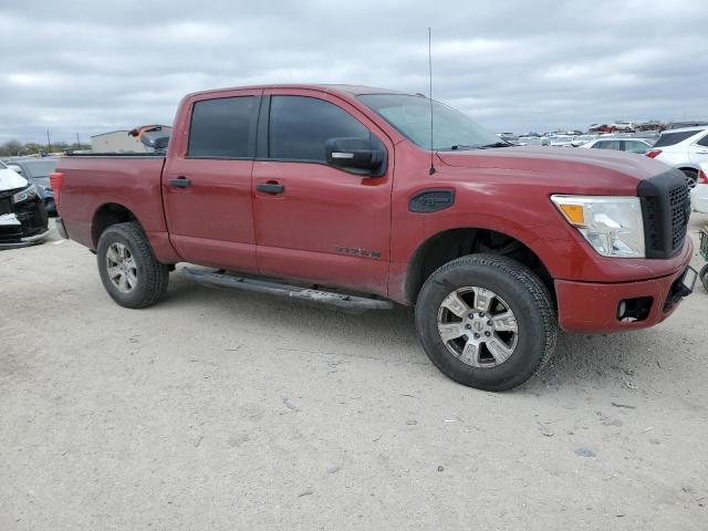 1N6AA1EJ2HN516686 - 2017 NISSAN TITAN S BURGUNDY photo 4