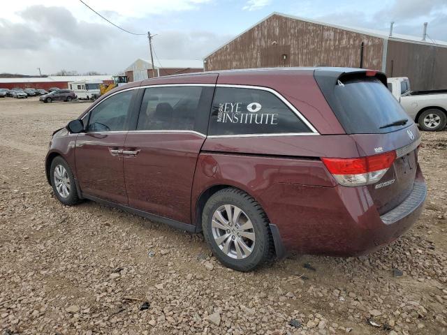 5FNRL5H39GB076919 - 2016 HONDA ODYSSEY SE MAROON photo 2