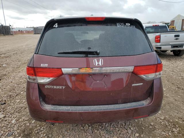 5FNRL5H39GB076919 - 2016 HONDA ODYSSEY SE MAROON photo 6