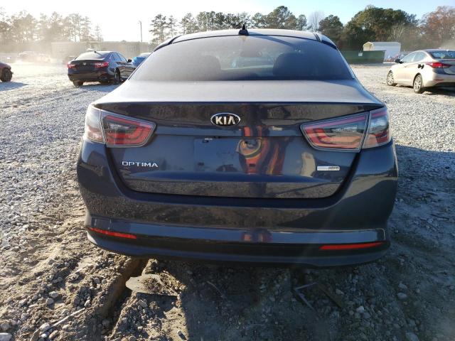 KNAGM4AD9F5083321 - 2015 KIA OPTIMA HYBRID BLUE photo 6