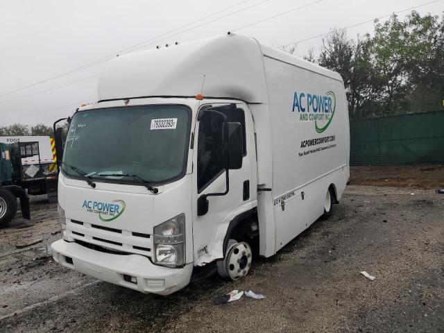 JALB4W173B7400218 - 2011 ISUZU NPR WHITE photo 2