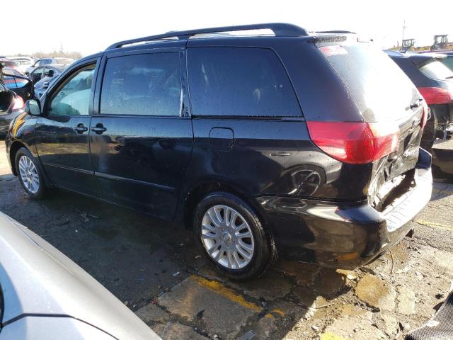 5TDZK22C48S169368 - 2008 TOYOTA SIENNA XLE BLACK photo 2