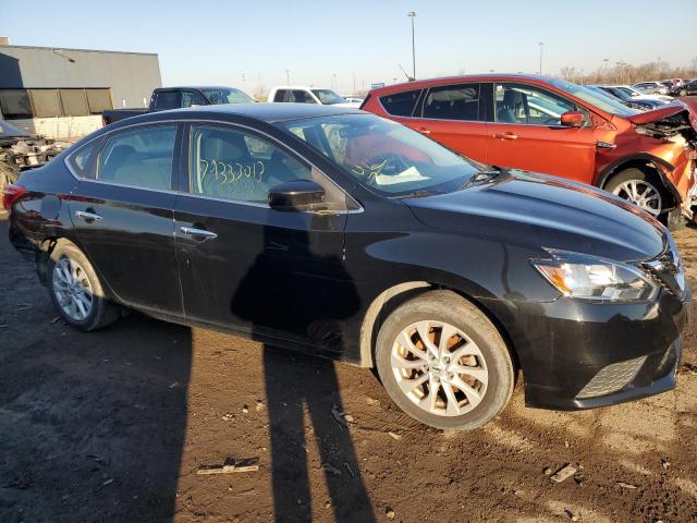 3N1AB7AP1KY433146 - 2019 NISSAN SENTRA S BLACK photo 4