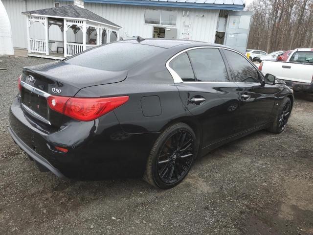 JN1BV7AR3EM680494 - 2014 INFINITI Q50 BASE BLACK photo 3