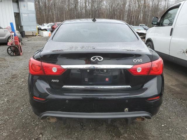 JN1BV7AR3EM680494 - 2014 INFINITI Q50 BASE BLACK photo 6